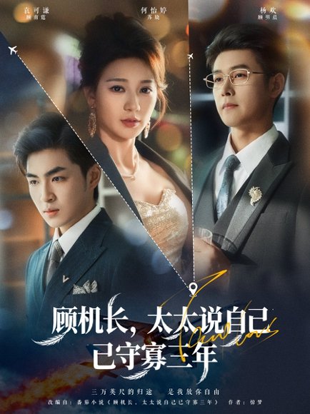 顾机长，太太说自己已守寡三年（80集）杨欢＆何怡婷 高清完整版